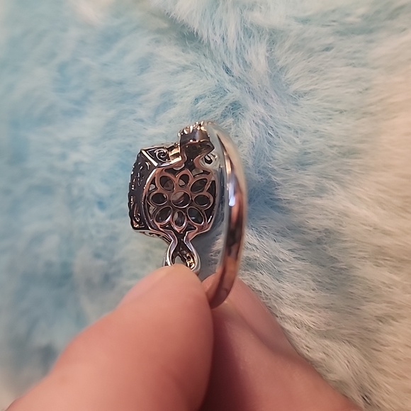 Garnet, color changing ring, size 9, 925 - Picture 5 of 10